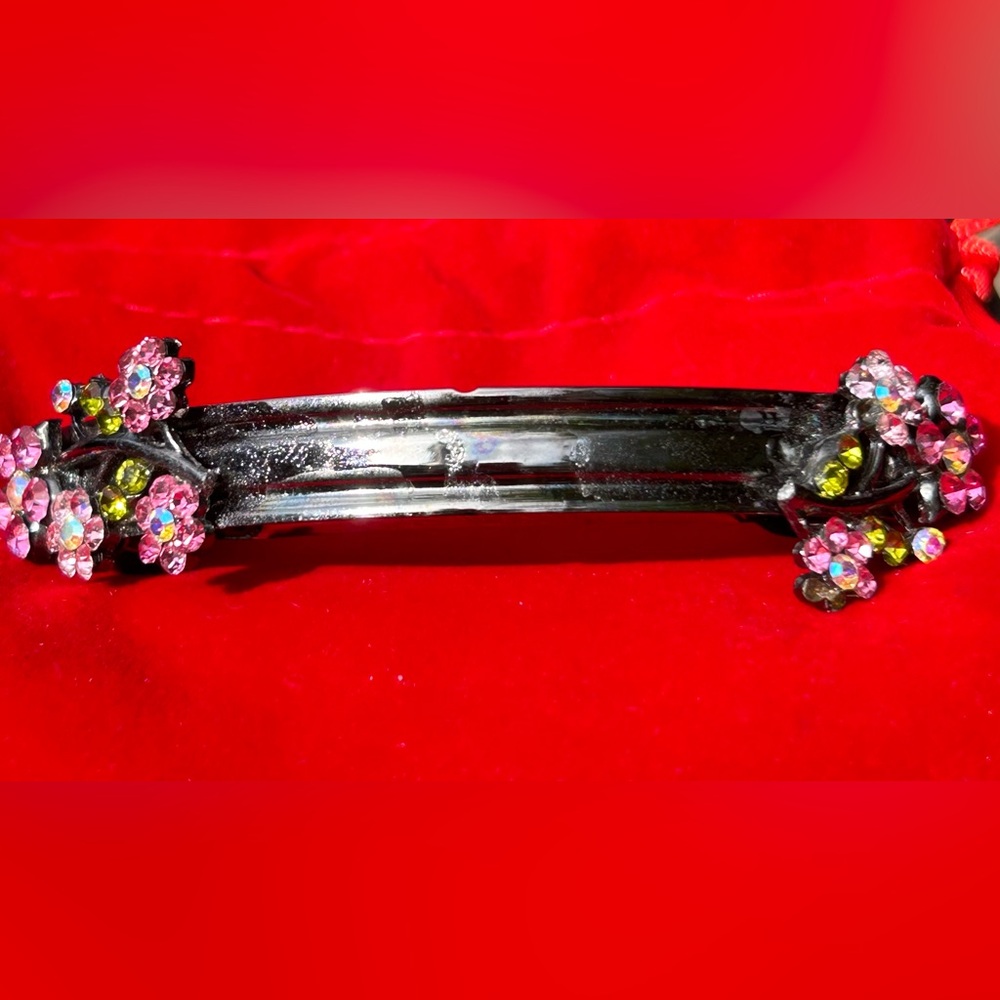Vintage bejeweled hair ornaments